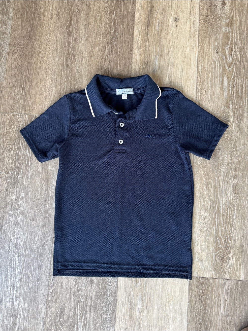 Tommy Bahama Navy Polo with White Trim